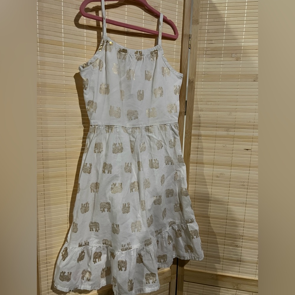 Girls cute elephant dress, size 5